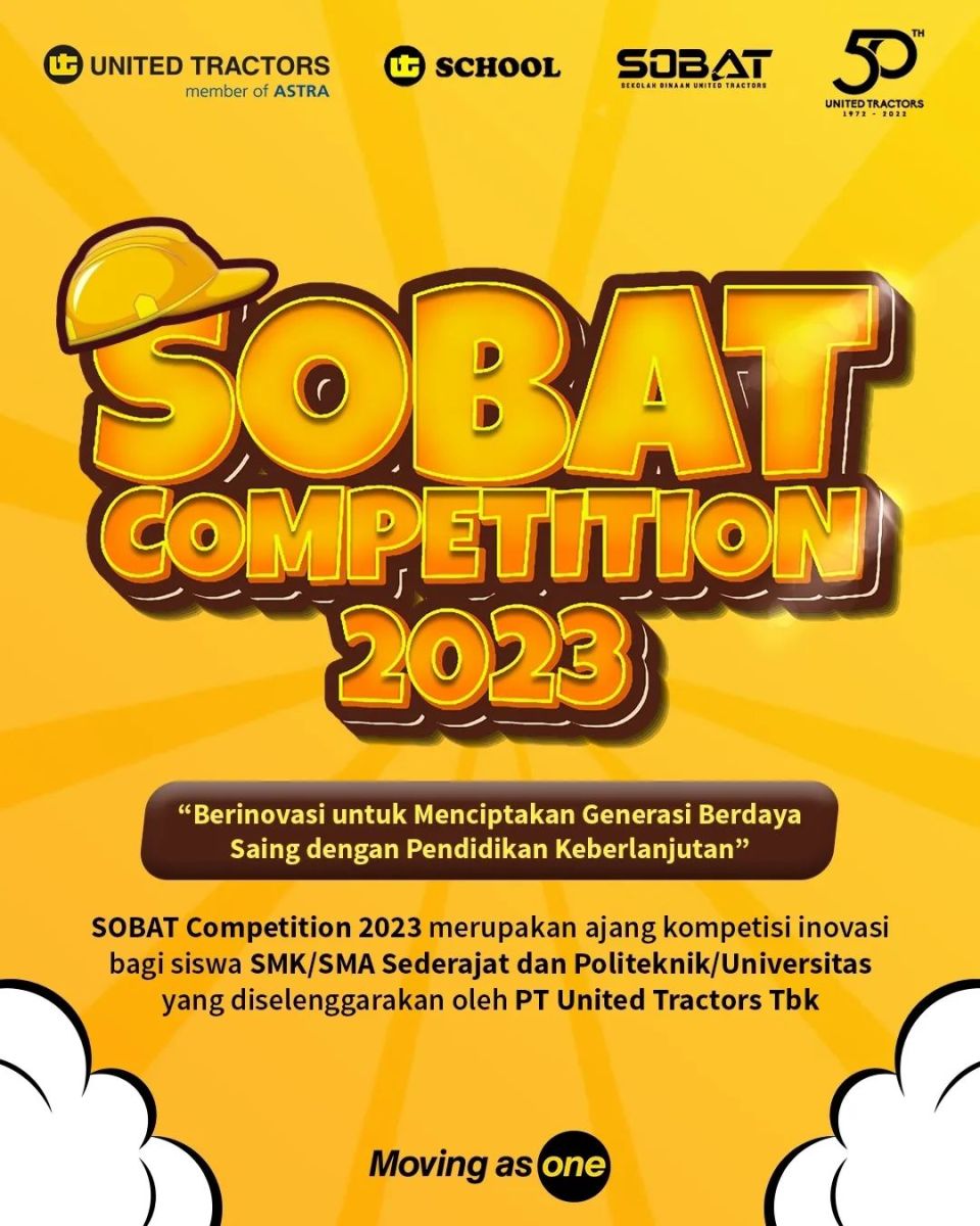 SOBAT COMPETITION 2023 – AJANG INOVASI DENGAN TOTAL HADIAH HINGGA ...